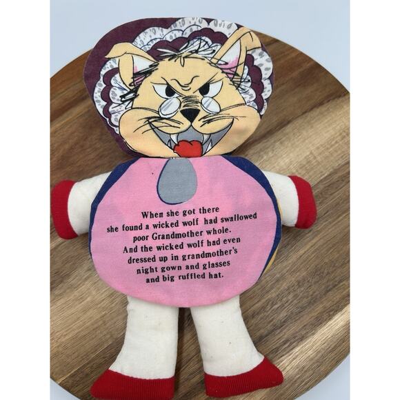 Vintage Handmade Cloth Doll Blue Gingham Dress Lace Trim 10” Sarah Montjoy - Picture 3 of 14